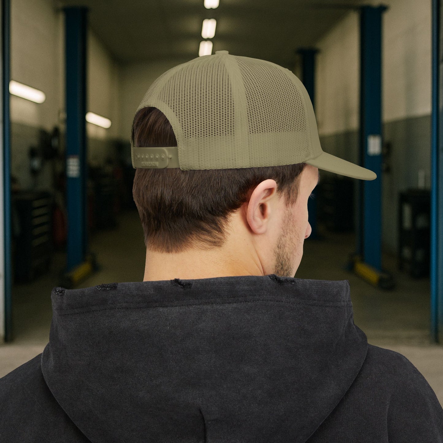 Embroidered Skeleton Auto Technician hat, Automotive Technician cap