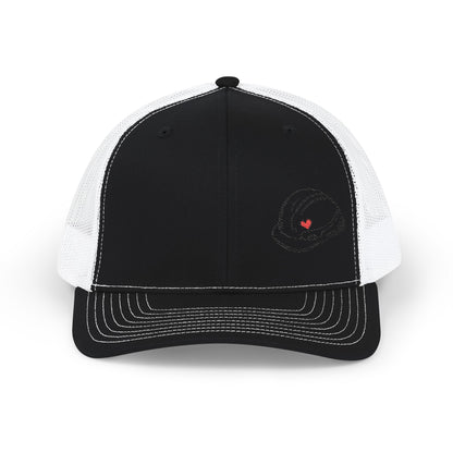 Hard Hat Heart Hat, Blue Collar Pride Hat