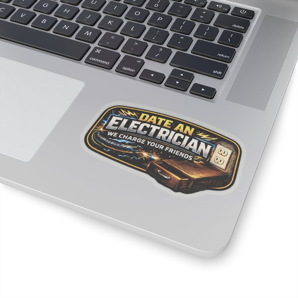 Date An Electrician We Charge Your Friends Sticker, Electrician Hardhat Stickers