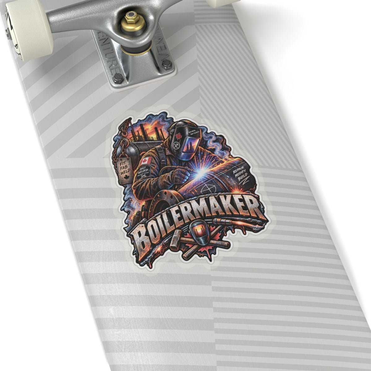 Boilermaker Sticker, Industrial Welding Hardhat Sticker