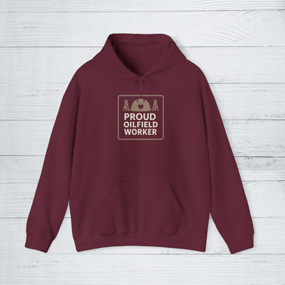 'Proud Oilfield Worker' Hoodie, Motivational Sweater