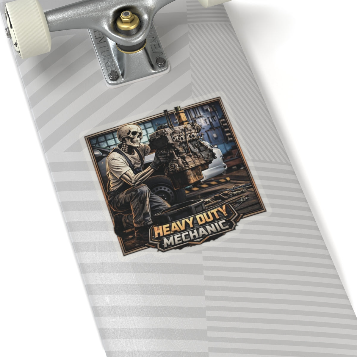Heavy Duty Mechanic Sticker, Heavy Duty Mechanic Hardhat Stickers