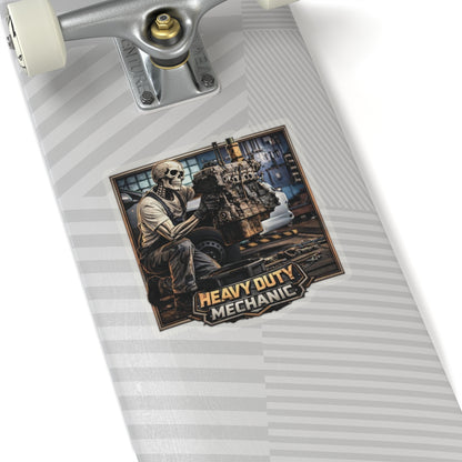 Heavy Duty Mechanic Sticker, Heavy Duty Mechanic Hardhat Stickers