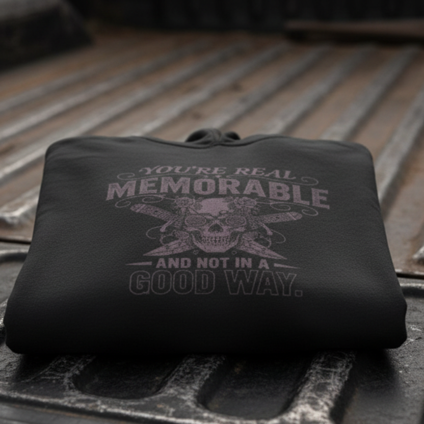 'You're Real Memorable' Sweater, Sarcastic Funny Hoodie