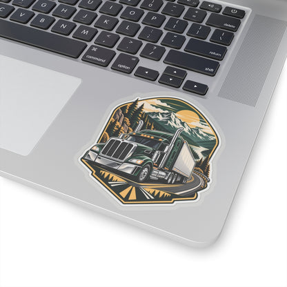 Mountain Haul Semi Sticker, Truck Driver Sticker