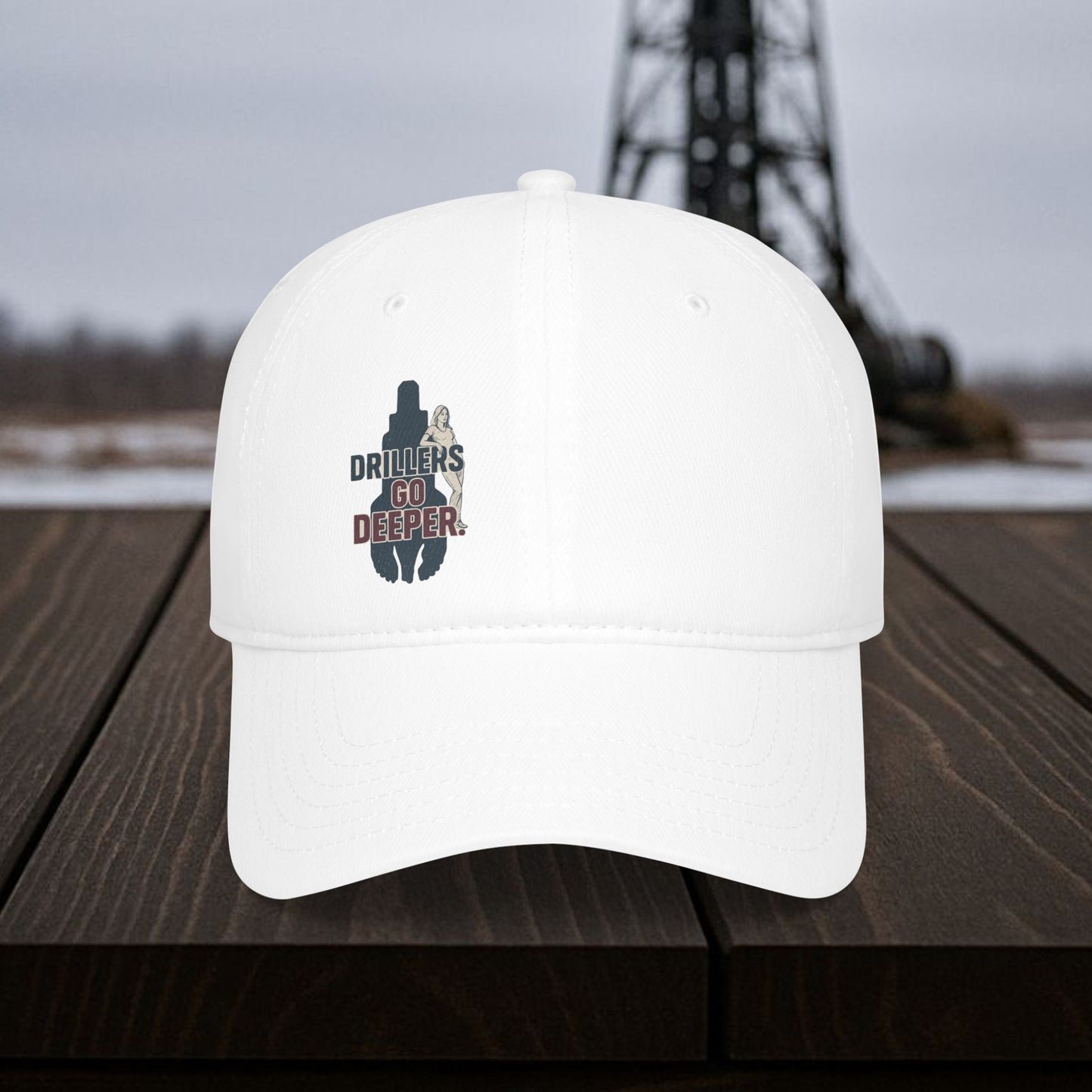 Drillers Go Deeper funny hat, Driller cap