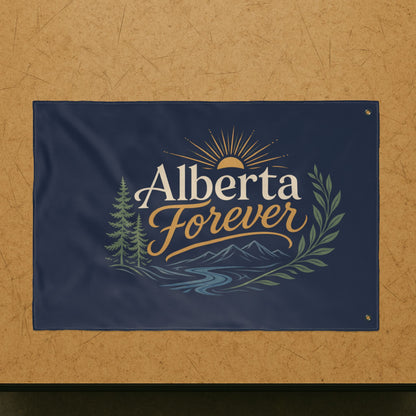 "Alberta Forever" Double-Sided Flag, Toughneck Outdoor Decorative Banner