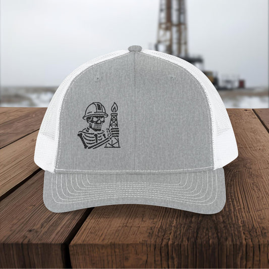 Oilfield Skeleton Workwear hat, Oilfield cap