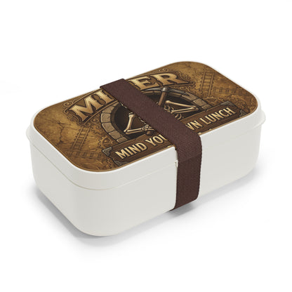 'Mind Your Own Lunch' Lunch Box, Miner Funny Food Storage