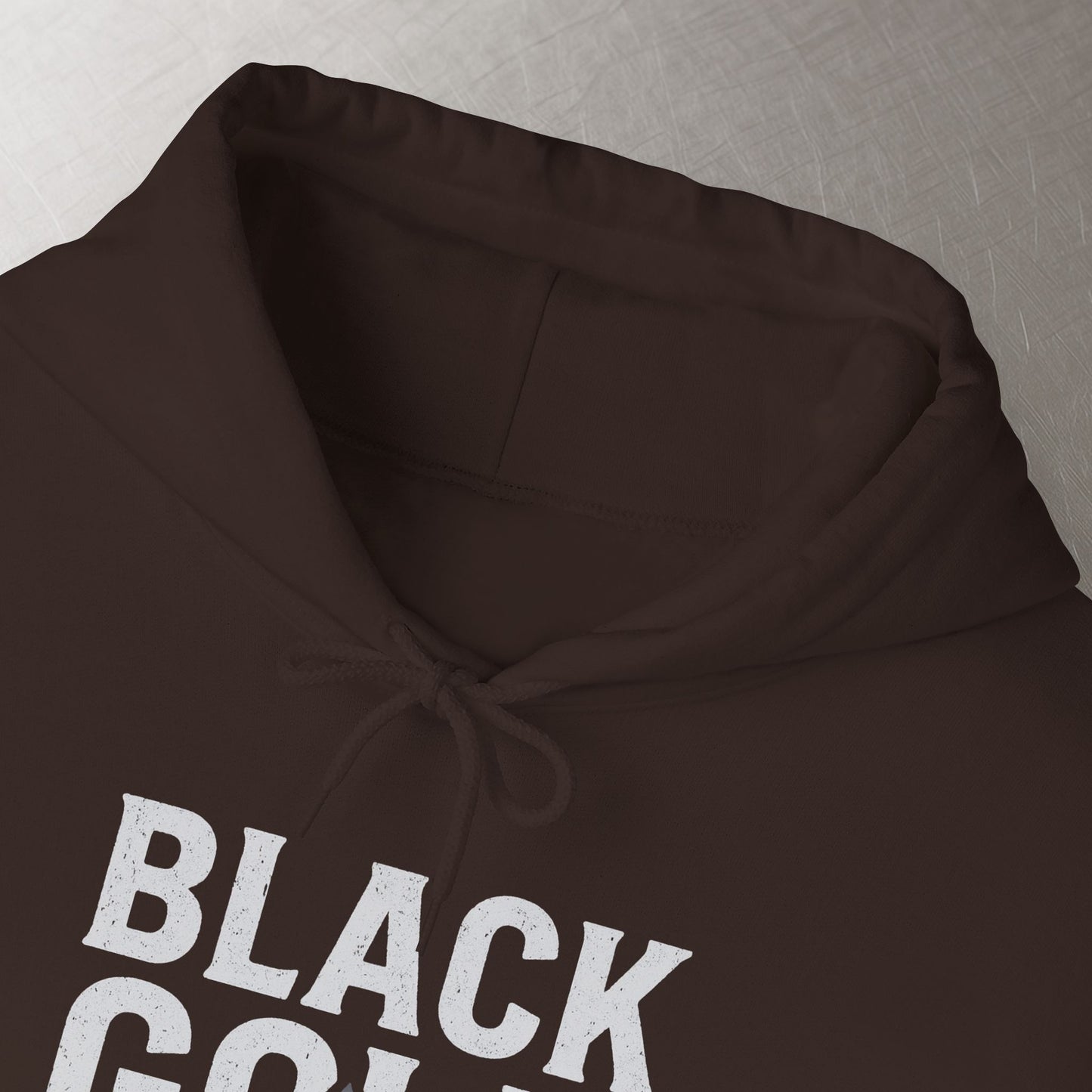 'Black Gold Brotherhood' Hoodie, Motivational Sweater
