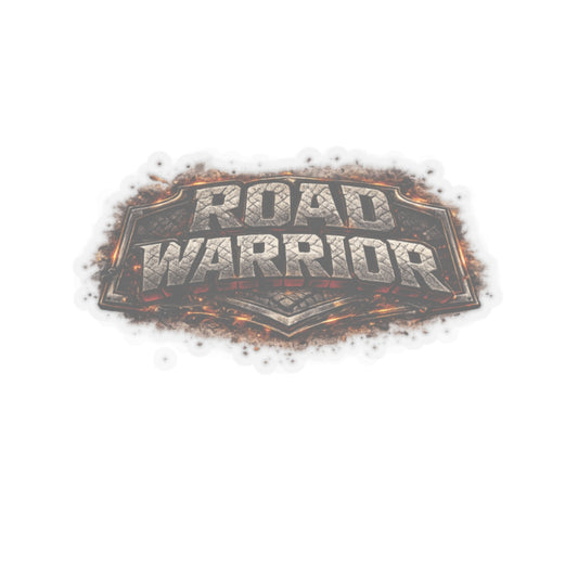 Road Warrior Sticker, Truck Driver Hardhat Stickers