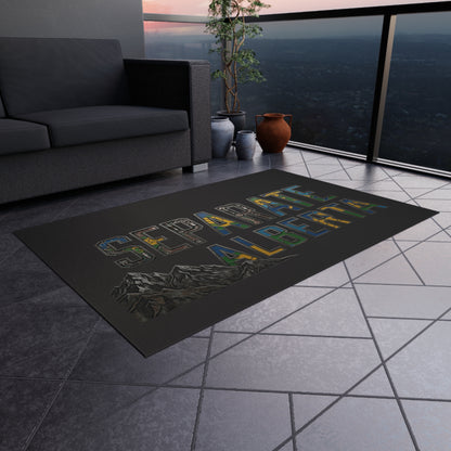 "Separate Alberta" Outdoor Rug, ToughNeck outdoor patio rug