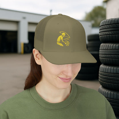 Embroidered Skeleton Auto Technician hat, Automotive Technician cap