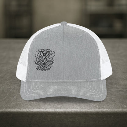 Cobra With Crossed Pipe Wrenches Hat, Pipefitter Hat