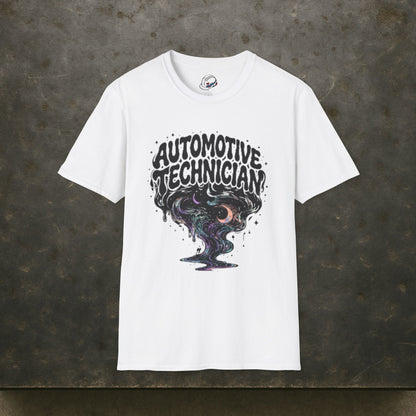 Automotive Technician T-Shirt, Mechanic Cosmic T-Shirt