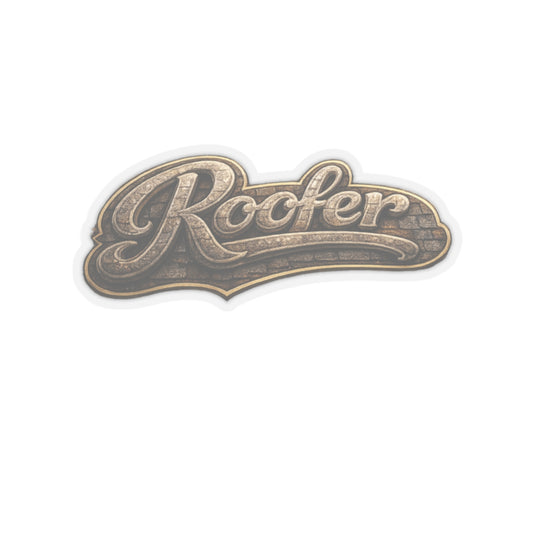 Roofer Sticker, Roofer Hardhat Stickers