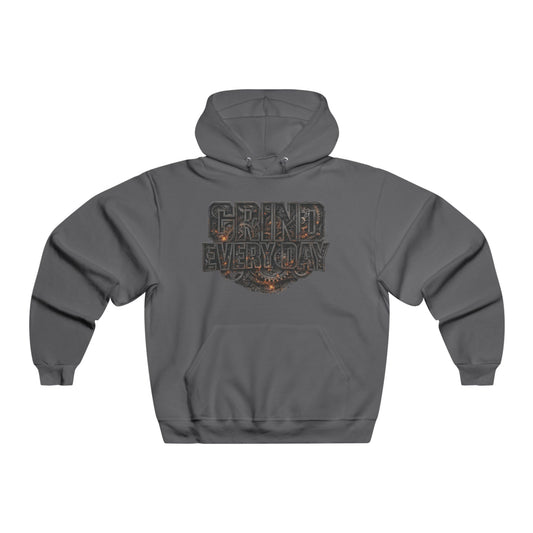 'Grind Every day' Men's Hoodie, Motivational Sweater