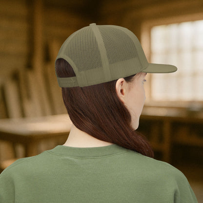 Roofer Break Time Hat, Roofing Skeleton Trade Cap