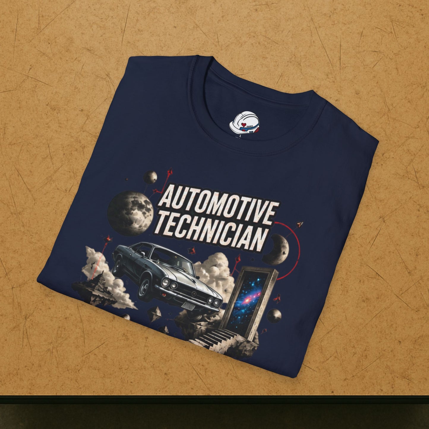 Cosmos Garage Automotive Technician T-Shirt, Space Mechanic T-Shirt