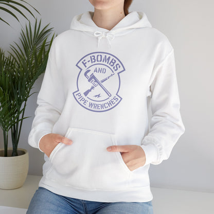 'F-Bombs and Pipe Wrenches' Hoodie, Motivational Sweater
