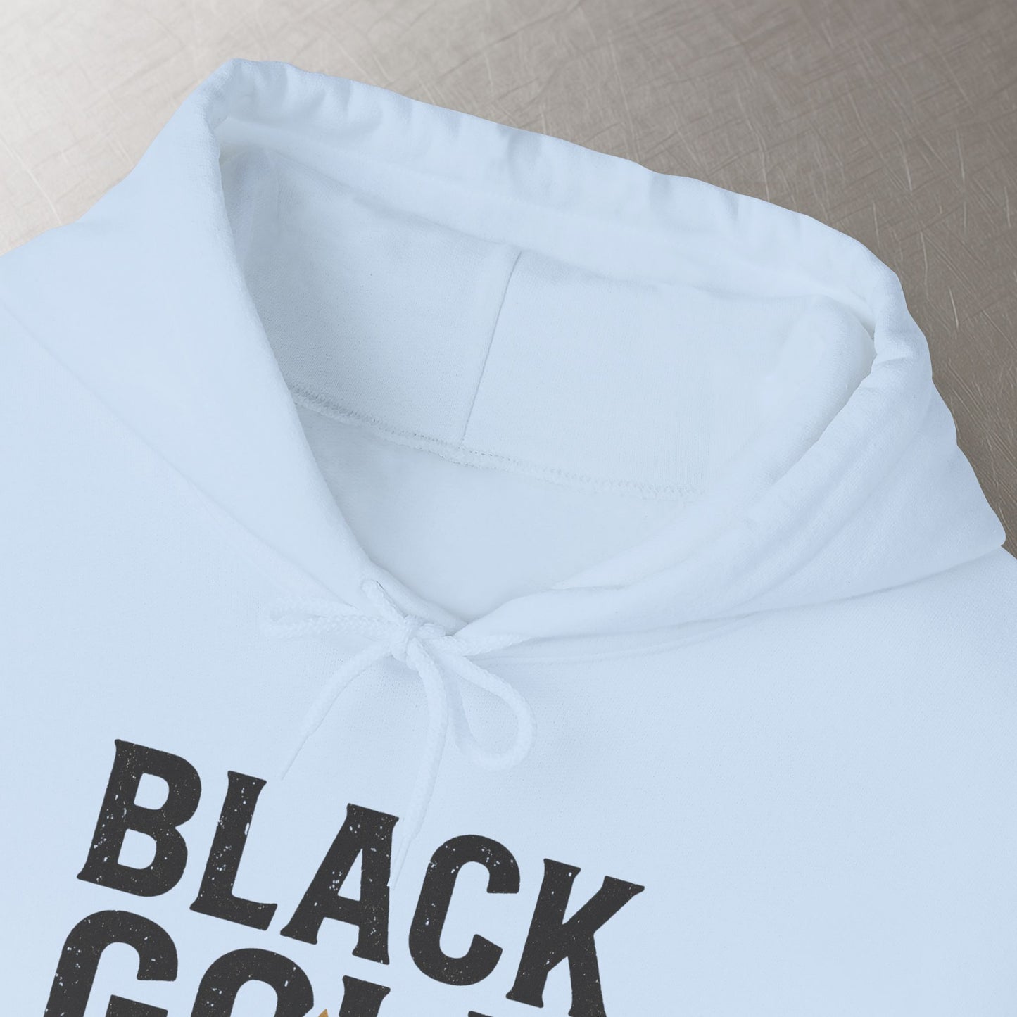 'Black Gold Brotherhood' Hoodie, Motivational Sweater