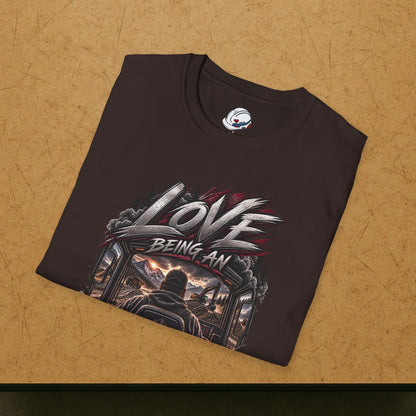 Love Being An Equipment Operator T-Shirt, Heavy Equipment Operator Work Shirt