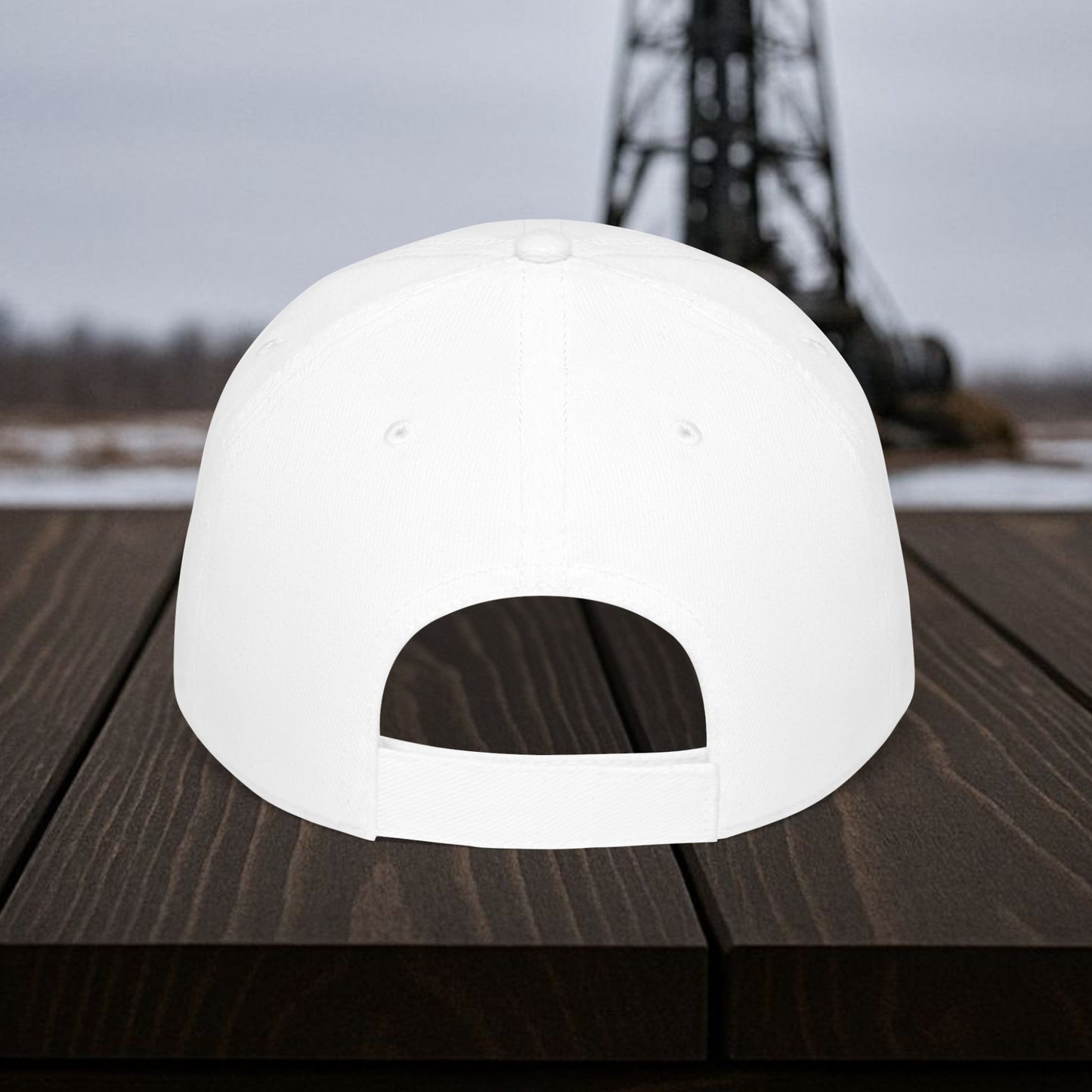 Skeleton Motorhand Flow Iron Hat, Oilfield Pressure Work Cap