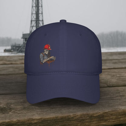 Skeleton Oilfield Worker Visual hat, General Oil cap
