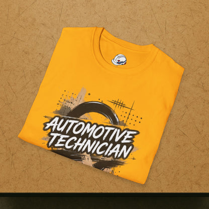 Automotive Technician T-Shirt, Distressed Auto Mechanic T-Shirt