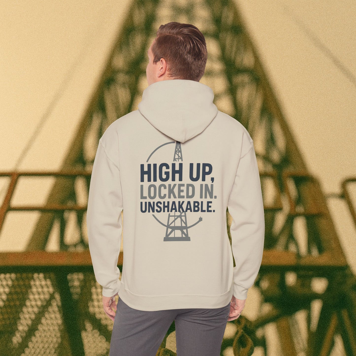 “High Up Locked In Unshakable” Hoodie, Derrickhand Sweater