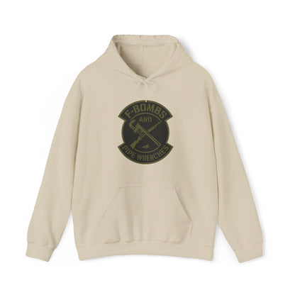 'F-Bombs and Pipe Wrenches' Hoodie, Motivational Sweater