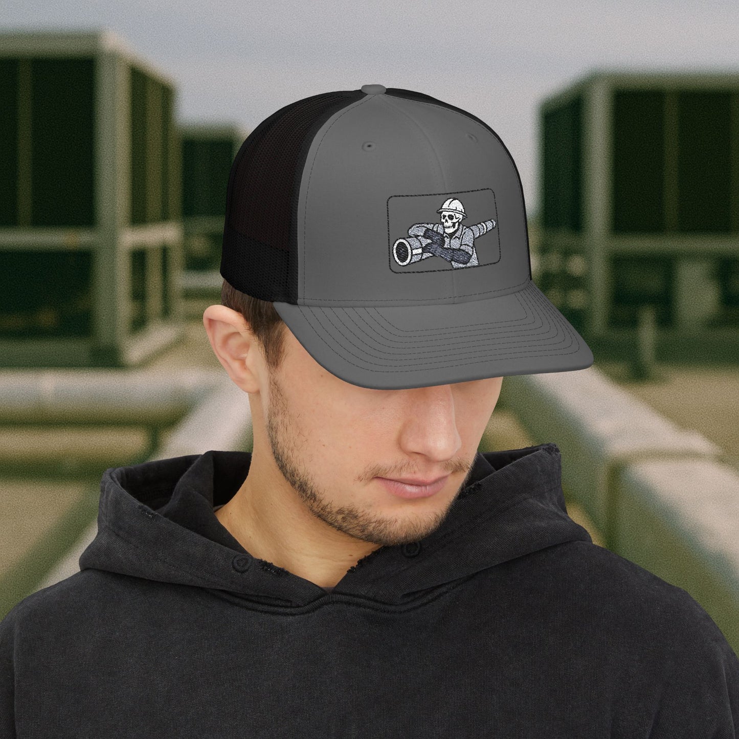 Insulator Pipe Work hat, Insulator Embroidered Skeleton cap