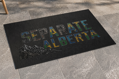 "Separate Alberta" Outdoor Rug, ToughNeck outdoor patio rug