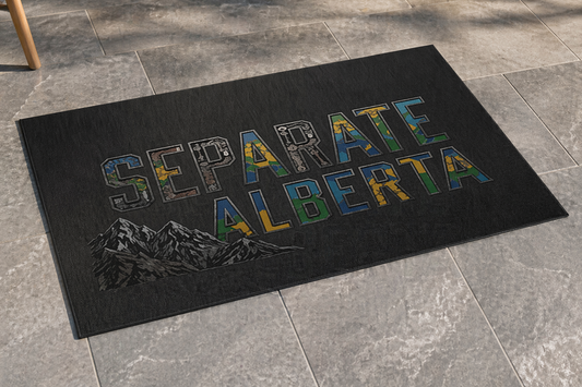 "Separate Alberta" Outdoor Rug, ToughNeck outdoor patio rug
