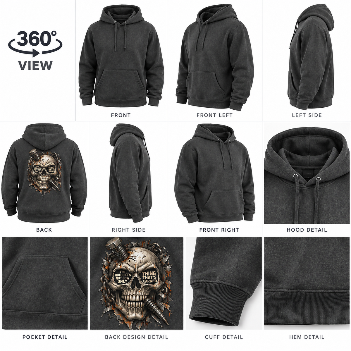 'The Drill Bit's Not the Only Thing That's Screwed' Hoodie, Motivational Sweater