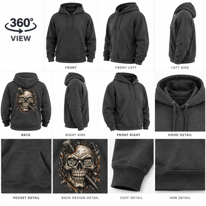 'The Drill Bit's Not the Only Thing That's Screwed' Hoodie, Motivational Sweater
