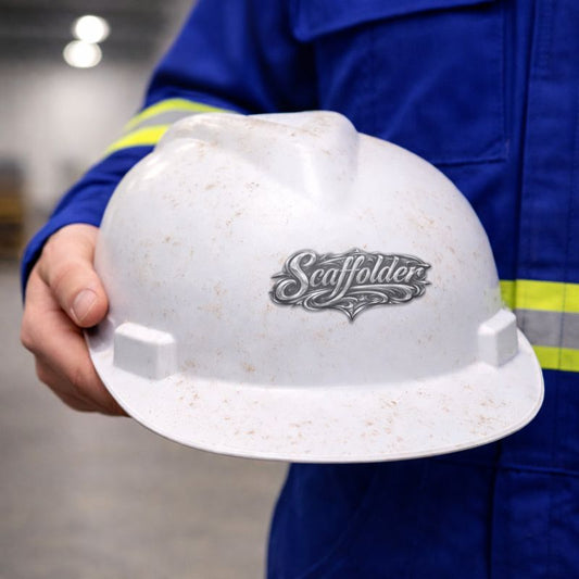 Scaffolder Pride Sticker, Scaffolding Hardhat Stickers